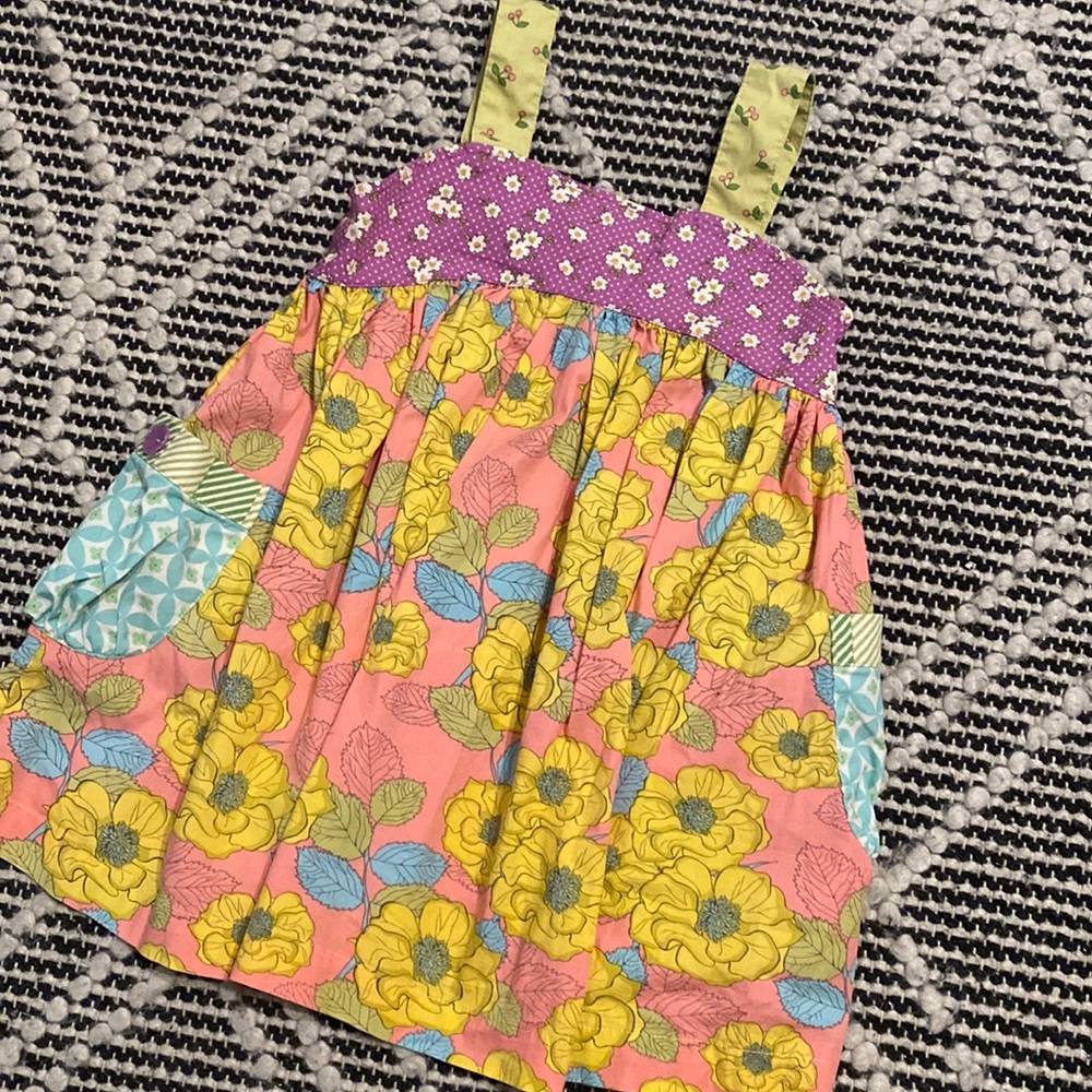 Matilda Jane girl’s sleeveless dress, size 4 toddler